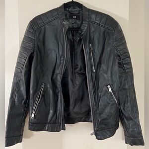 H&M leather biker jacket